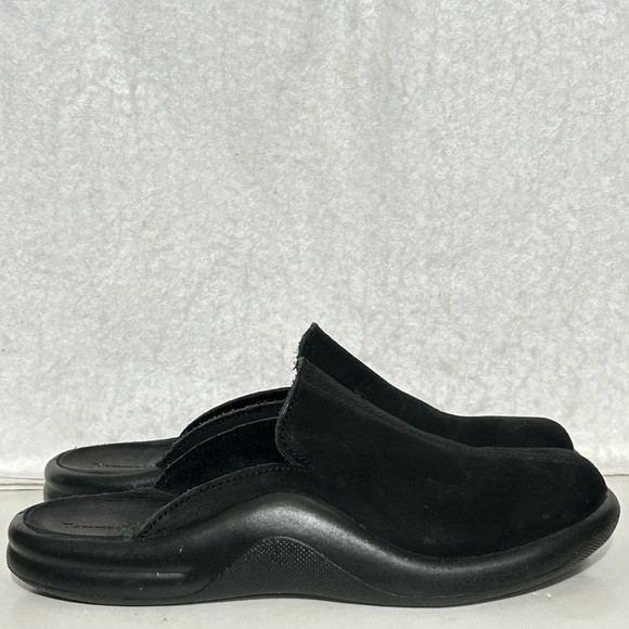 Hammacher Schlemmer Black Walk On Air Slip On Mules Shoes SZ EU 38 US 8-8.5 - Picture 1 of 12